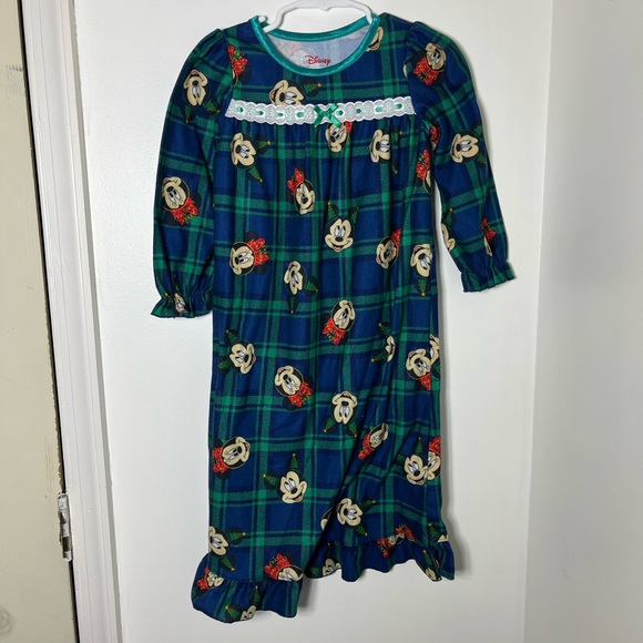 Disney Mickey Mouse Kids Nightgown- Blue and Green - Picture 2 of 7